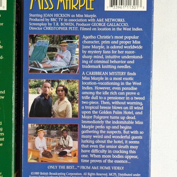 3/$15 AGATHA CHRISTIE Miss Marple VHS movie tapes - Picture 8 of 16